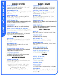 Second breakfast menu